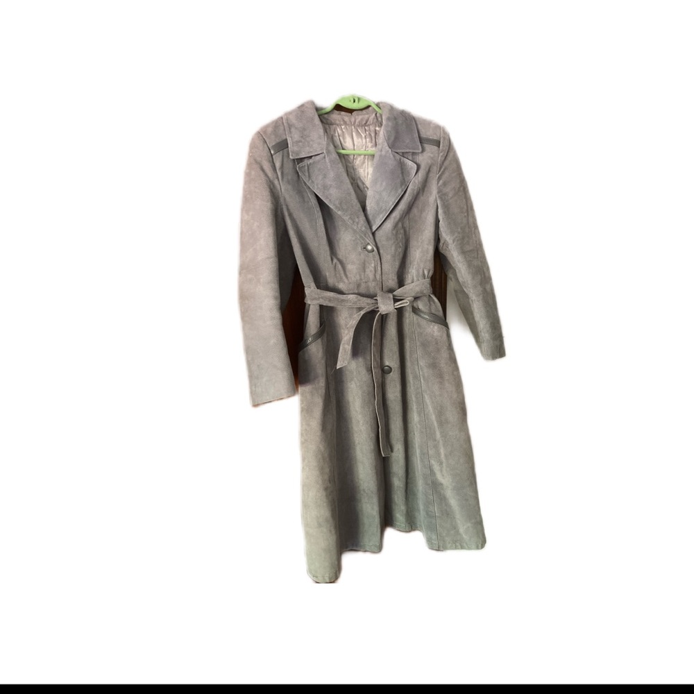Suede Lined Trench Coat